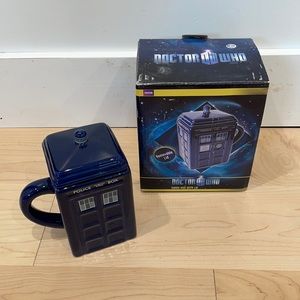 Doctor who collectible mug with lid